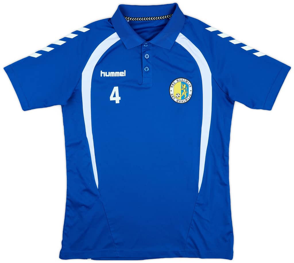 2014-15 Waalwijk Hummel Player Issue Polo Shirt #4 - 9/10 - (M)