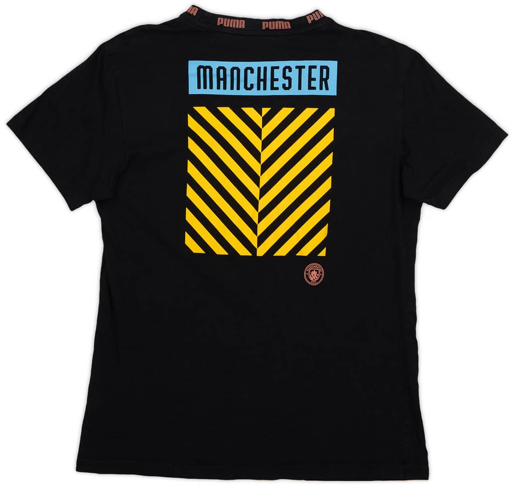 2019-20 Manchester City Puma Cotton Tee - 8/10 - (M)