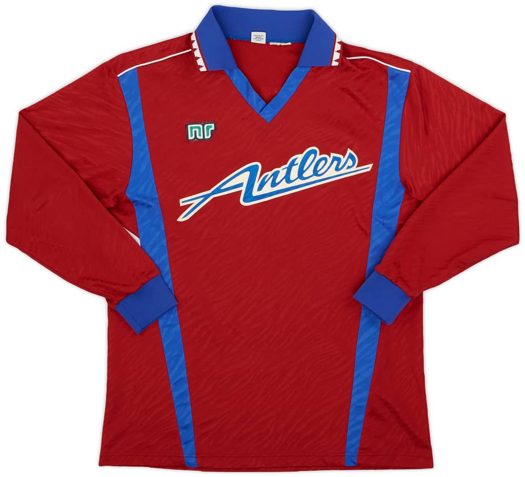 1992 Kashima Antlers Home L/S Shirt - 8/10 - (L)