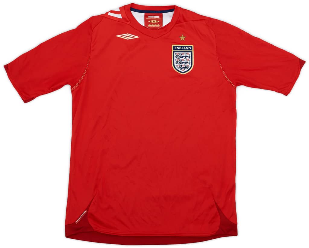 2006-08 England Away Shirt - 8/10 - (XL.Boys)
