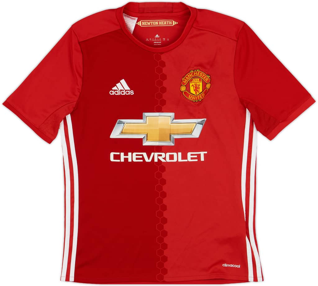 2016-17 Manchester United Home Shirt - 9/10 - (L.Boys)