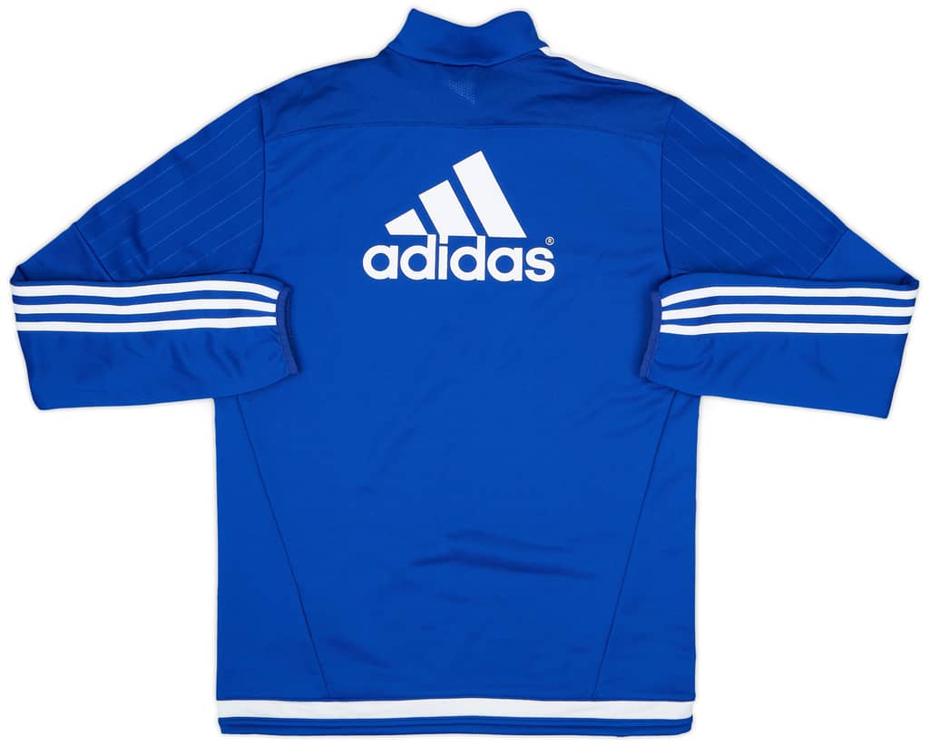 2015-16 Chelsea adidas 1/4 Zip Training Top - 9/10 - (S)