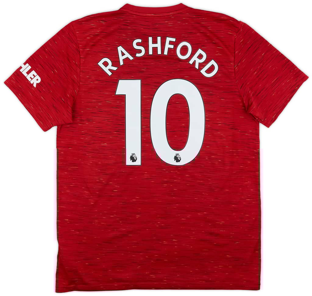 2020-21 Manchester United Home Shirt Rashford #10 - 5/10 - (L)