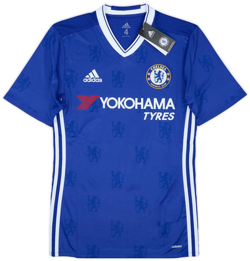 2016-17 Chelsea Player Issue Home Shirt Fabregas #4 (XS)