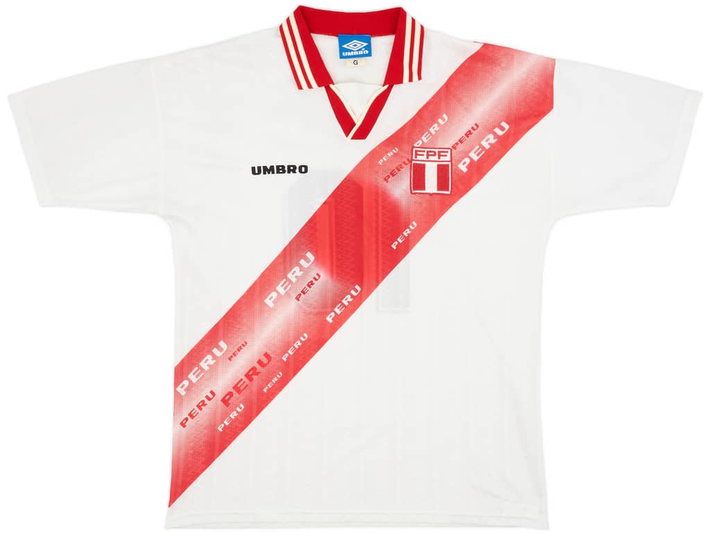 1996-98 Peru Home Shirt - 8/10 - (L)