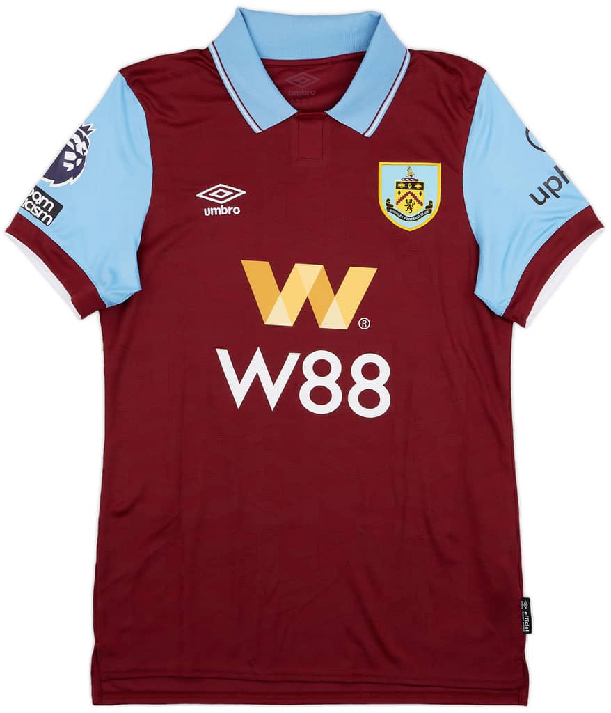 2023-24 Burnley Match Issue Home Shirt Brownhill #8