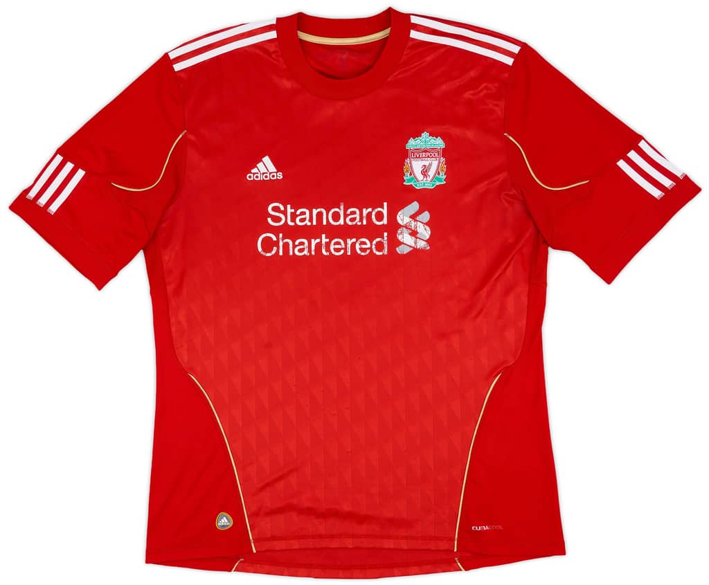 2010-12 Liverpool Home Shirt Suarez #7 - 5/10 - (XXL)