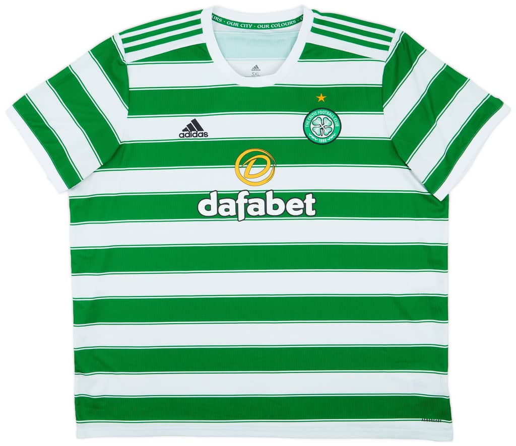 2021-22 Celtic Home Shirt - 6/10 - (3XL)