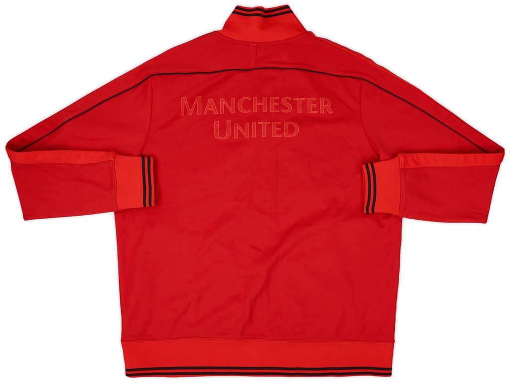 2013-14 Manchester United Nike Track Jacket - 8/10 - (XL)