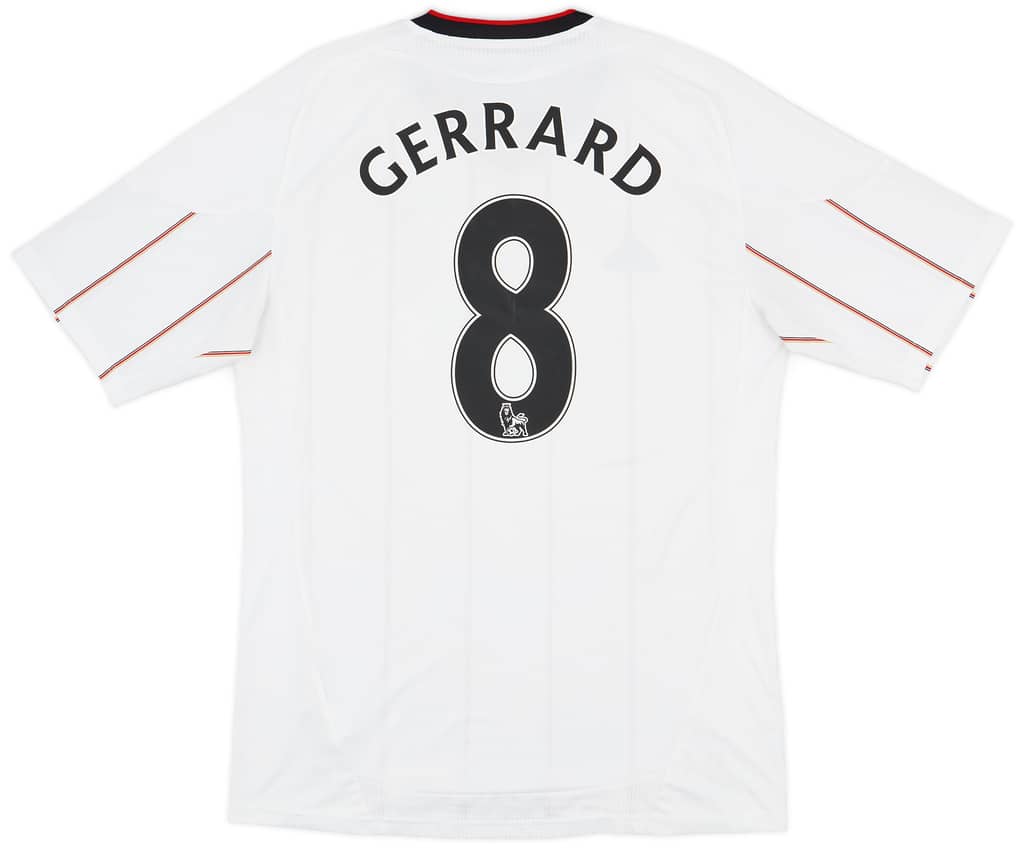2010-11 Liverpool Away Shirt Gerrard #8 - 5/10 - (M)