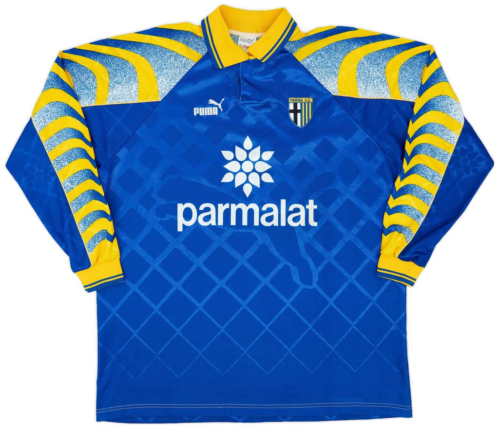 1995-97 Parma Away L/S Shirt - 8/10 - (XXL)