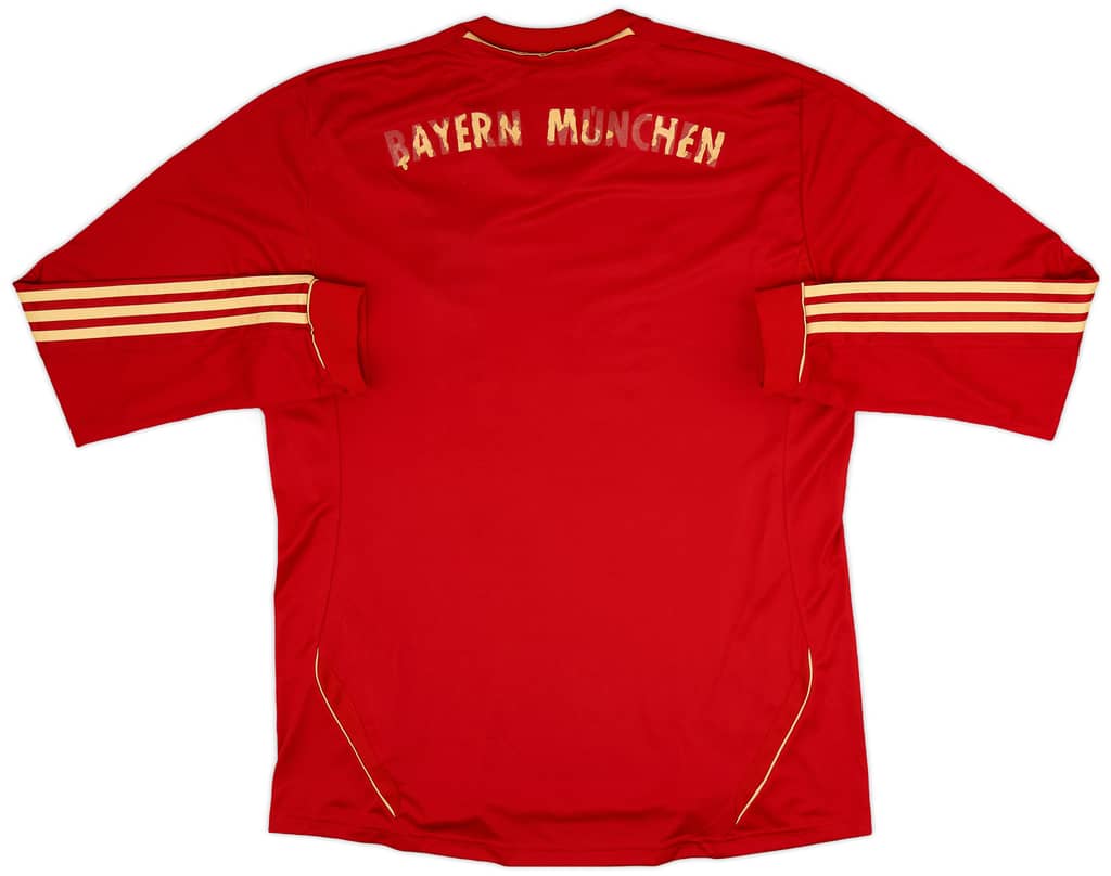 2011-13 Bayern Munich Home L/S Shirt - 5/10 - (XL)