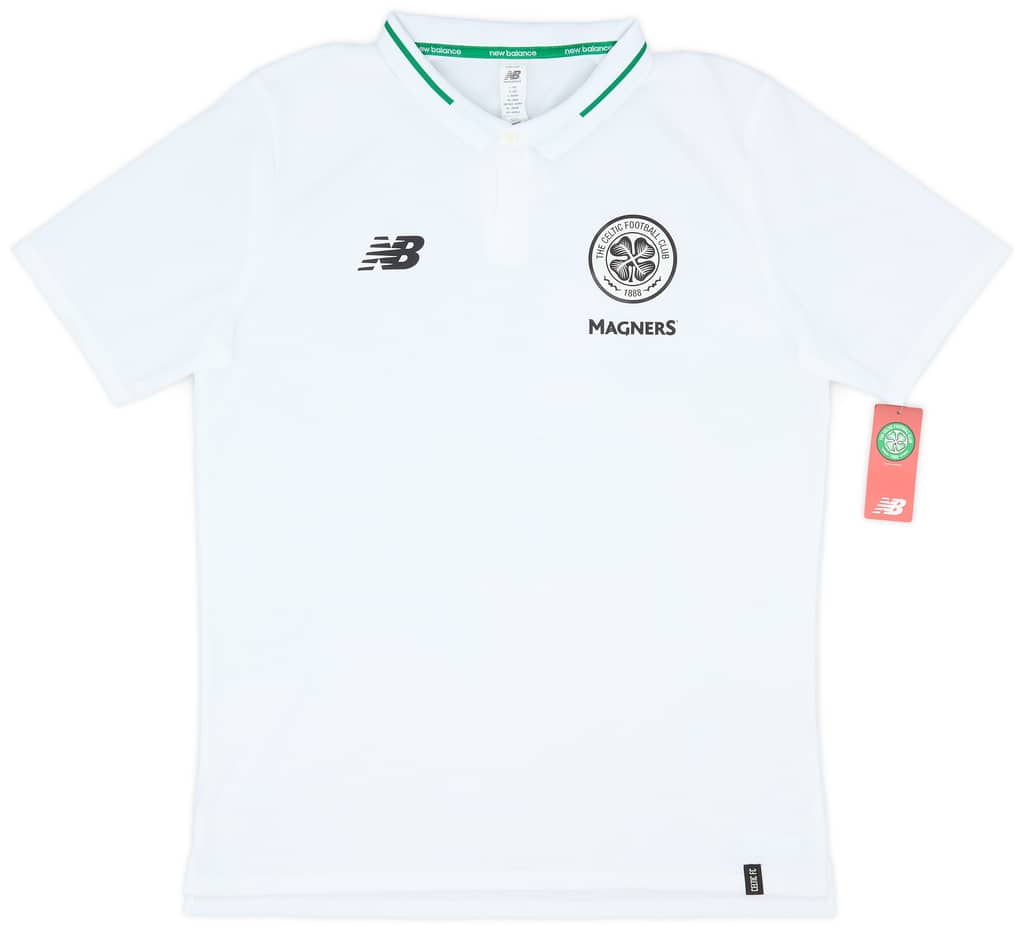 2018-19 Celtic New Balance Polo Shirt (L)