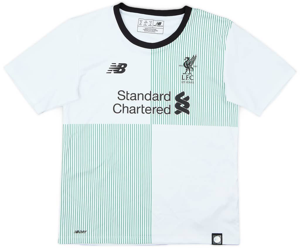 2017-18 Liverpool Away Shirt - 9/10 - (6-7 Years)