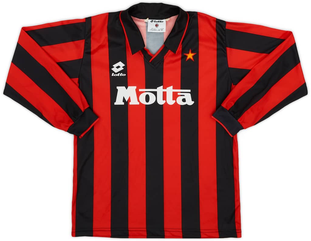 1993-94 AC Milan Home Shirt - 8/10 - (XXXL.Boys)