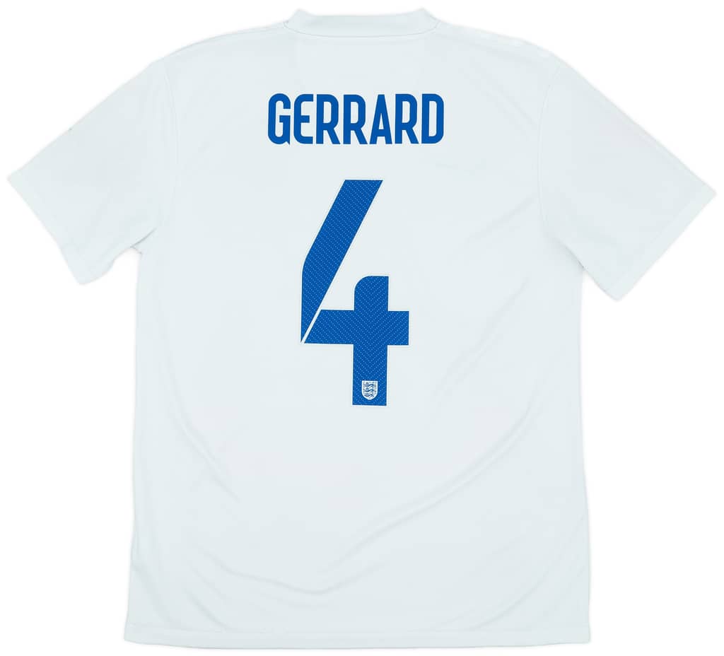 2014-15 England Home Shirt Gerrard #4 - 6/10 - (M)