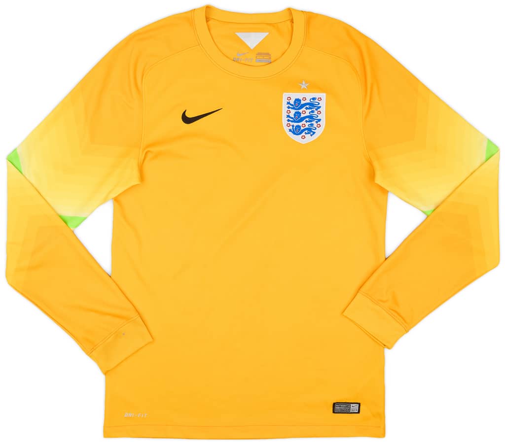 2014-15 England GK Home Shirt - 7/10 - (S)