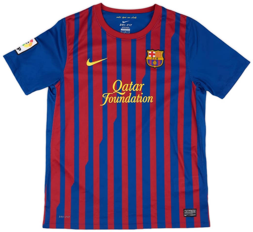 2011-12 Barcelona Home Shirt - 8/10 - (XL.Boys)