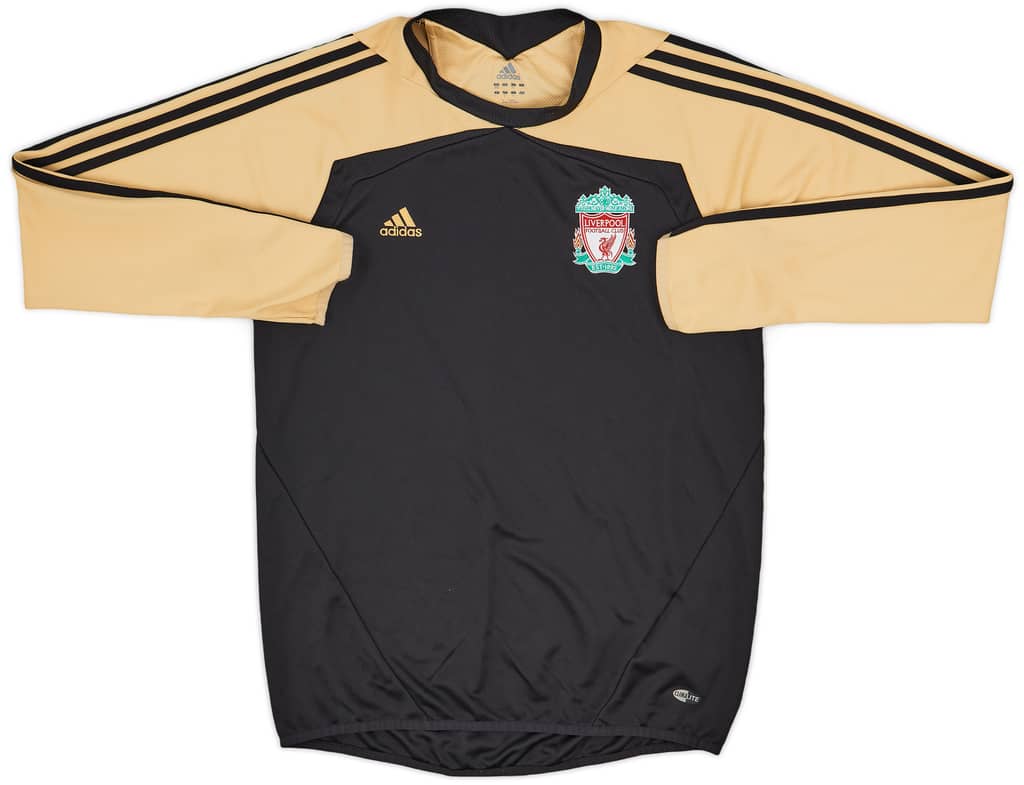 2008-09 Liverpool adidas Drill Top - 8/10 - (M)