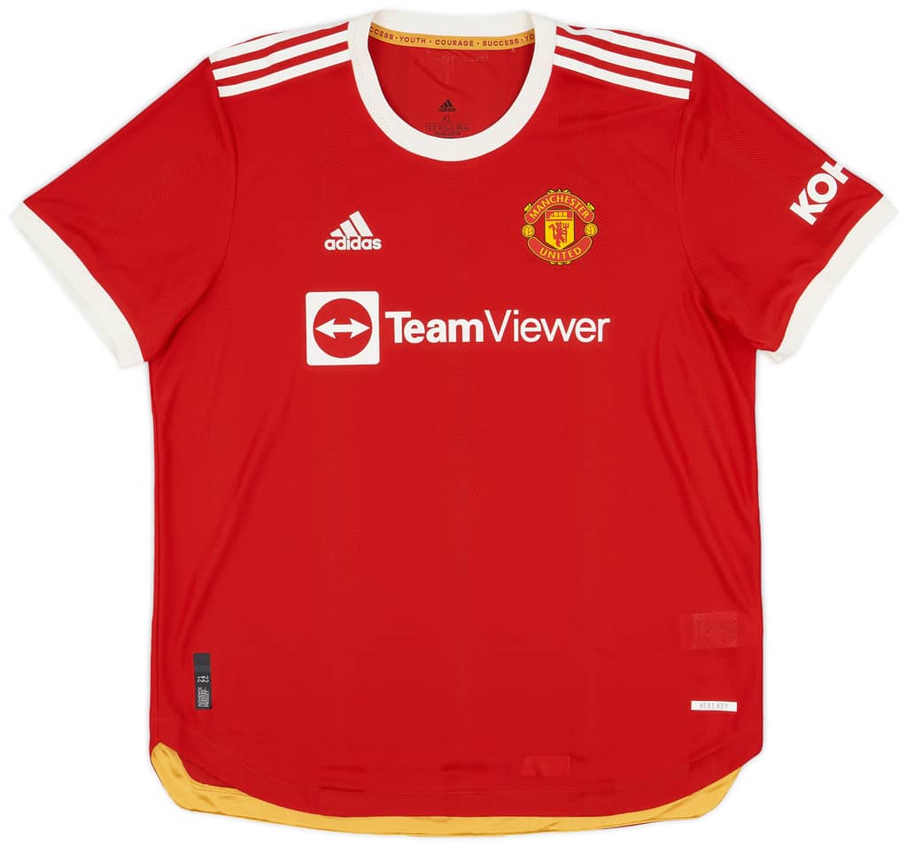 2021-22 Manchester United Authentic Home Shirt Ronaldo #7 - 10/10 - (XL)