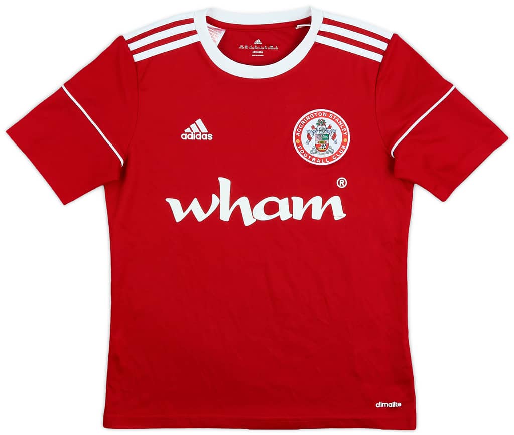 2017-18 Accrington Stanley Home Shirt - 9/10 - (M.Boys)