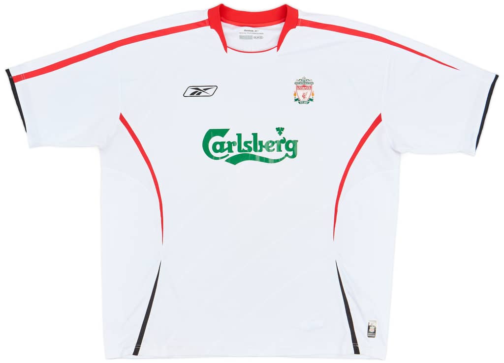 2005-06 Liverpool Away Shirt Gerrard #8 - 7/10 - (XXL)