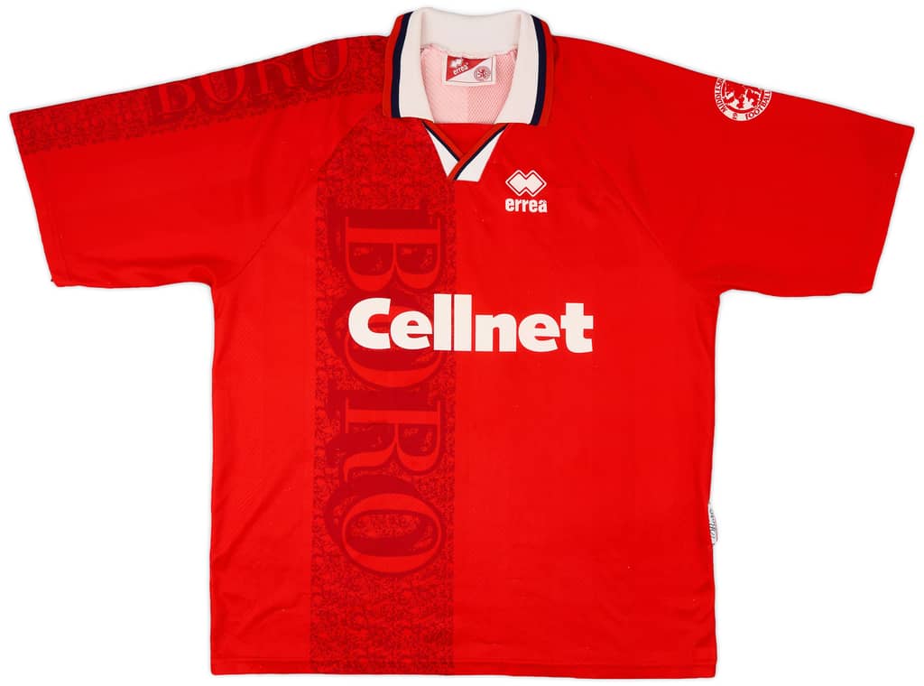 1996-97 Middlesbrough Home Shirt #7 - 8/10 - (XL)