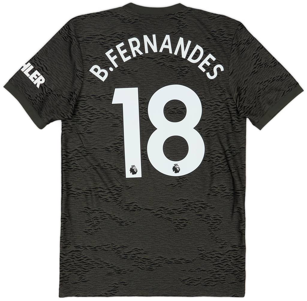 2020-21 Manchester United Away Shirt B.Fernandes #18 - 9/10 - (S)