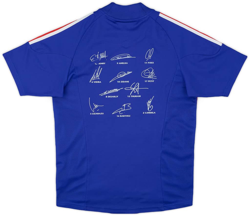 2002-04 France 'Signed' Home Shirt - 9/10 - (S)