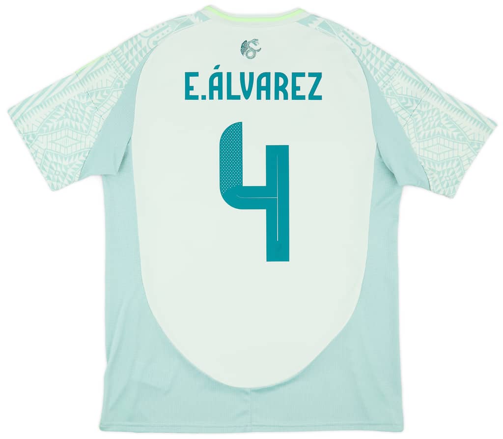 2024-25 Mexico Away Shirt E.Alvarez #4