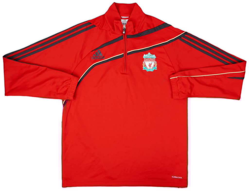 2009-10 Liverpool adidas 1/4 Zip Training Top - 5/10 - (L)