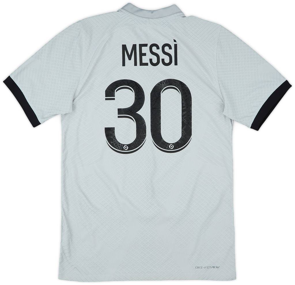 2022-23 Paris Saint-Germain Authentic Away Shirt Messi #30 - 10/10 - (S)