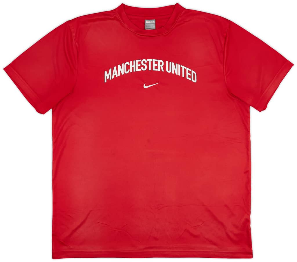 2009-10 Manchester United Nike Training Shirt - 8/10 - (XXL)