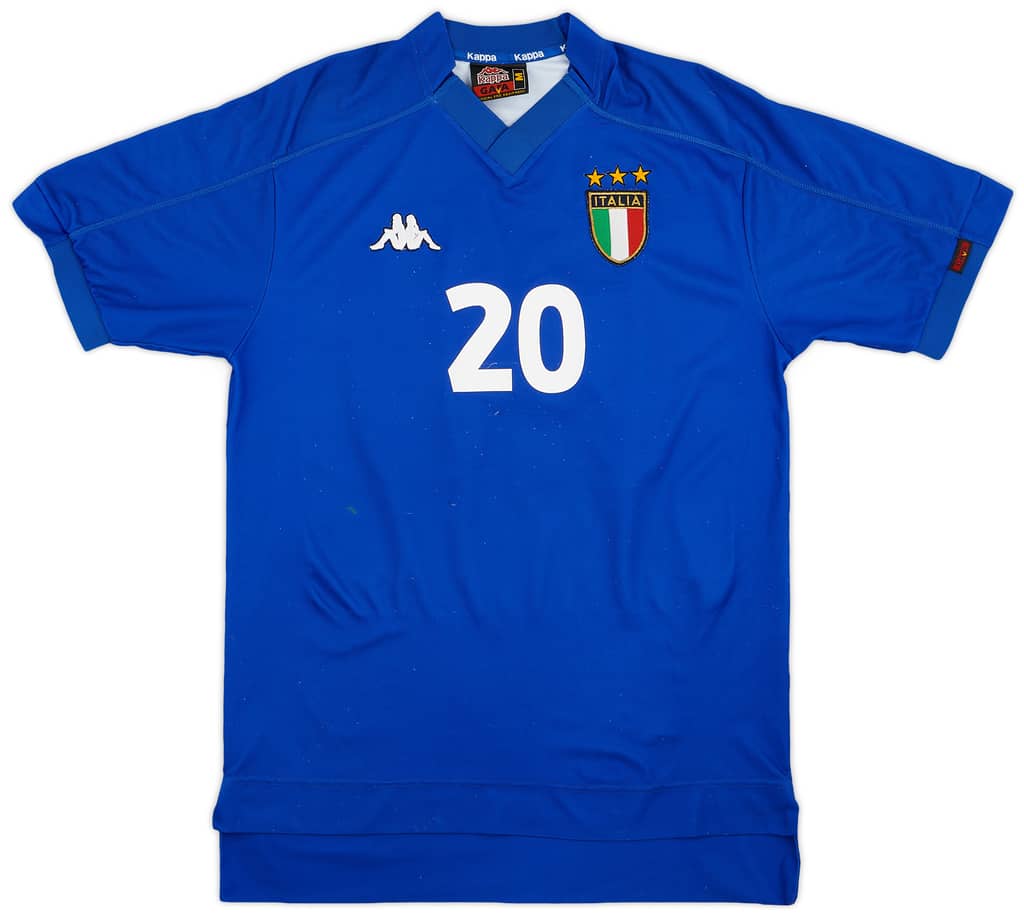 1998-99 Italy Home Shirt Totti #20 - 6/10 - (M)