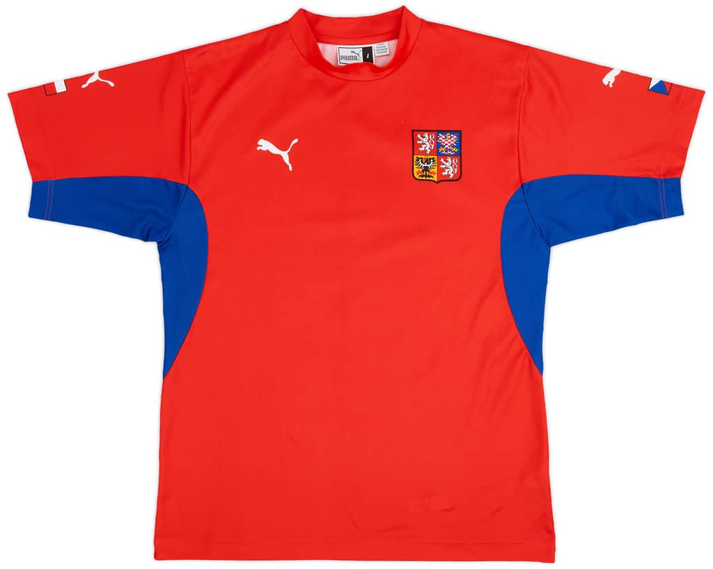 2002-04 Czech Republic Basic Home Shirt - 7/10 - (L)