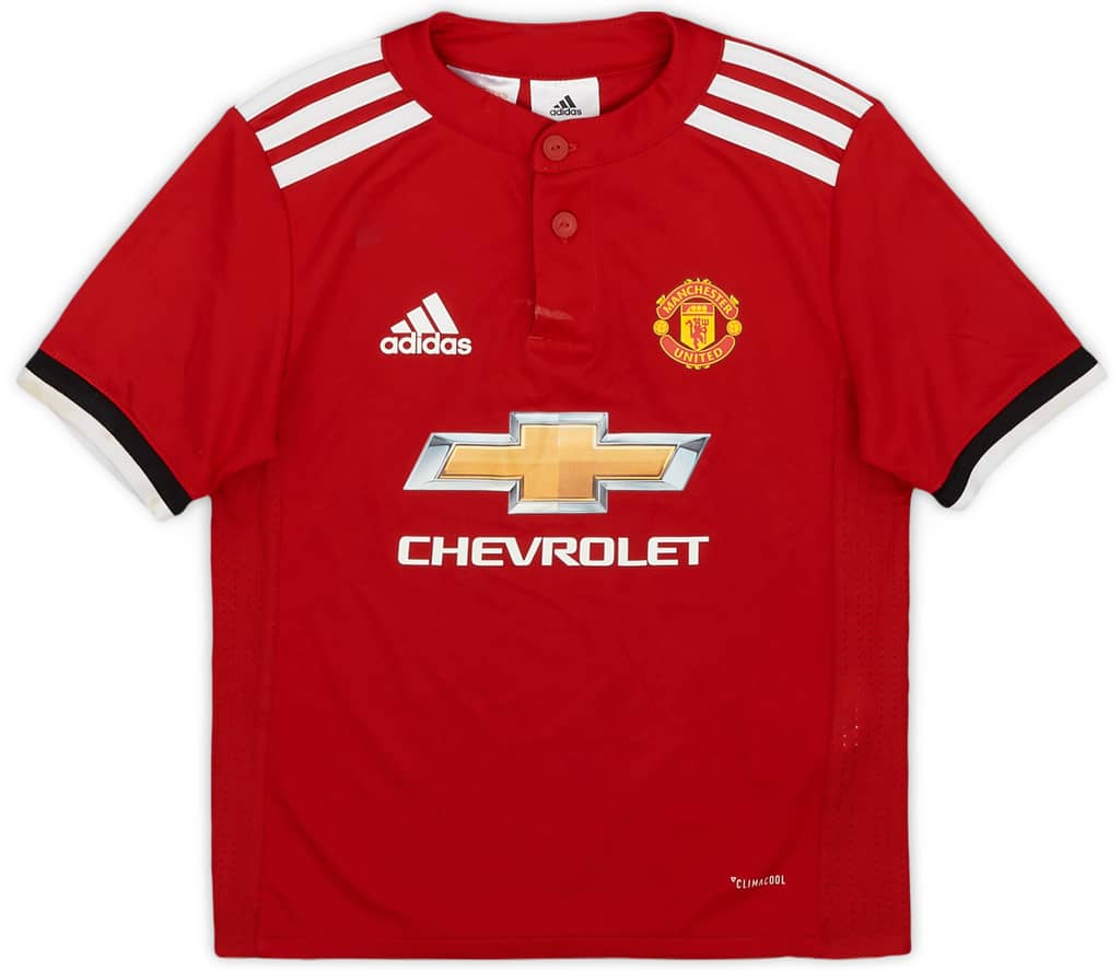 2017-18 Manchester United Home Shirt - 8/10 - (5-6 Years)