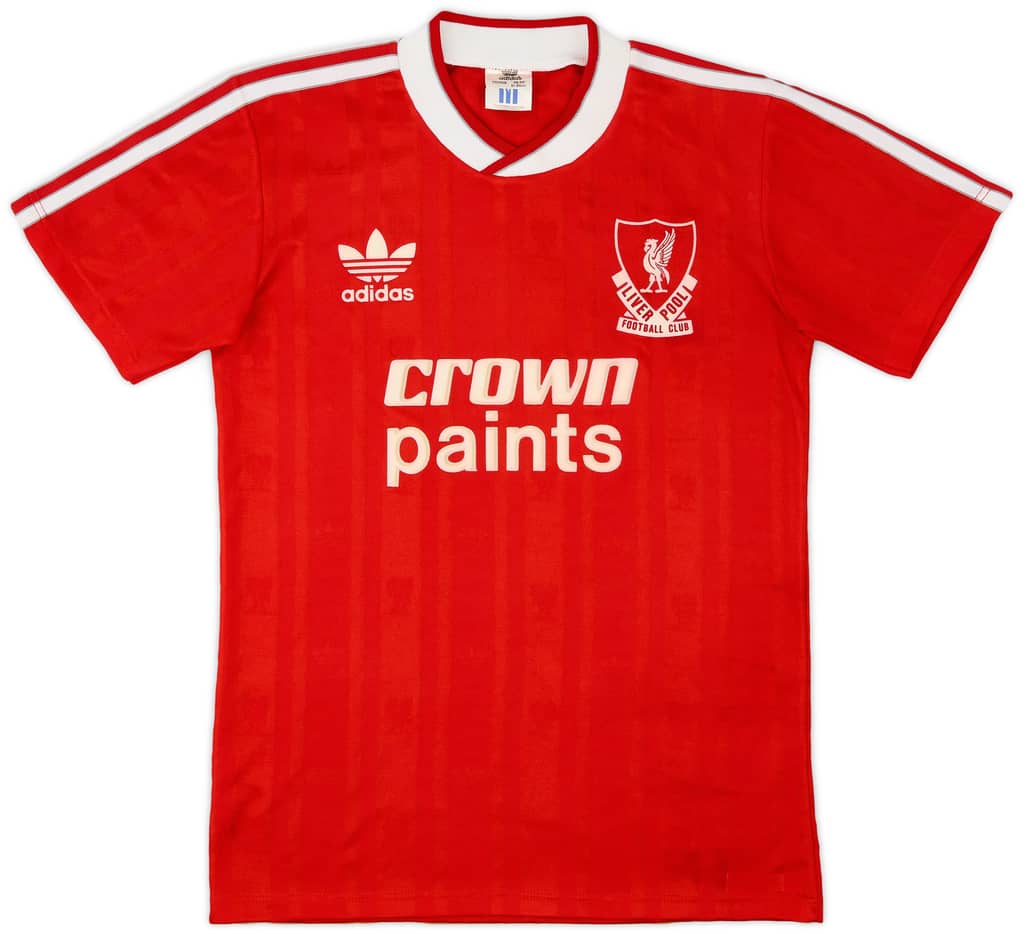 1987-88 Liverpool Home Shirt - 8/10 - (Y)