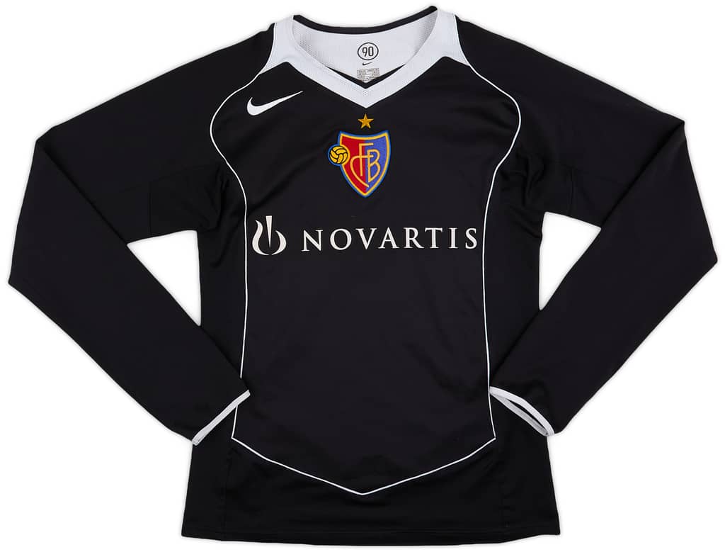 2004-05 FC Basel Away L/S Shirt - 9/10 - (XS)