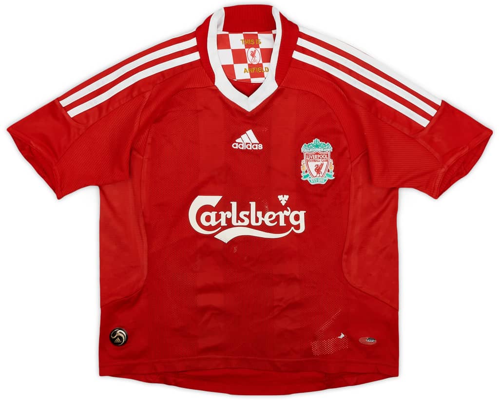 2008-10 Liverpool Home Shirt Torres #9 - 7/10 - (6-7 Years)