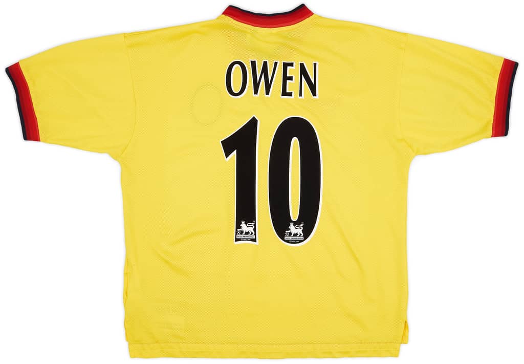 1997-99 Liverpool Away Shirt Owen #10 - 6/10 - (L)