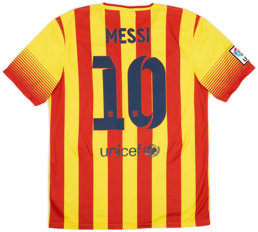 2013-15 Barcelona Away Shirt Messi #10 - 8/10 - (L)