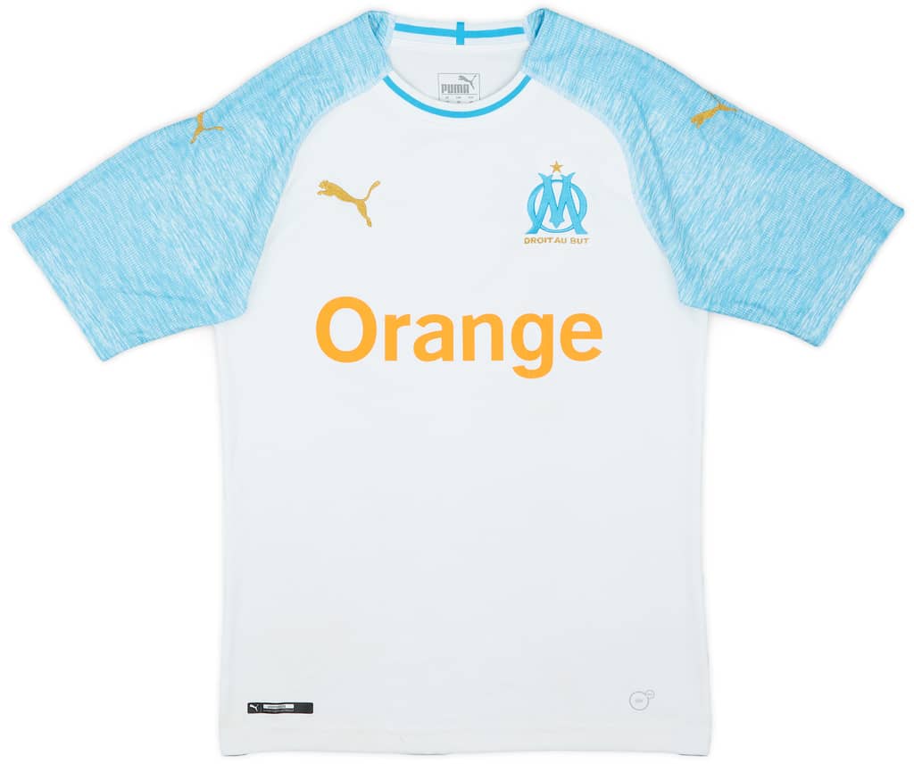 2018-19 Olympique Marseille Home Shirt - 8/10 - (XS)