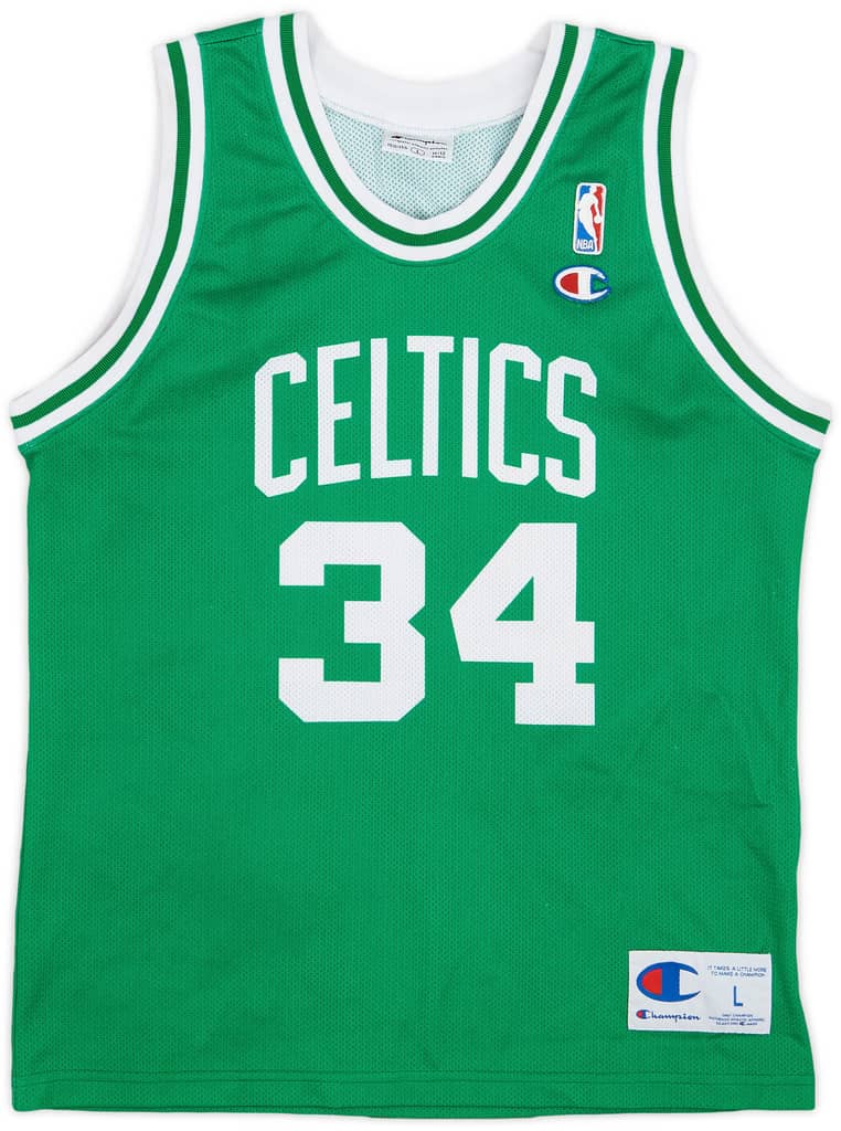 1998-06 Boston Celtics Pierce #34 Champion Away Jersey - 8/10 - (L.Boys)