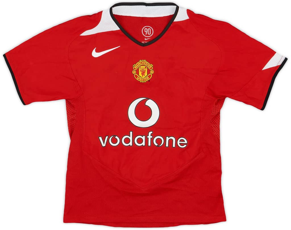 2004-06 Manchester United Home Shirt - 9/10 - (6-7 Years)
