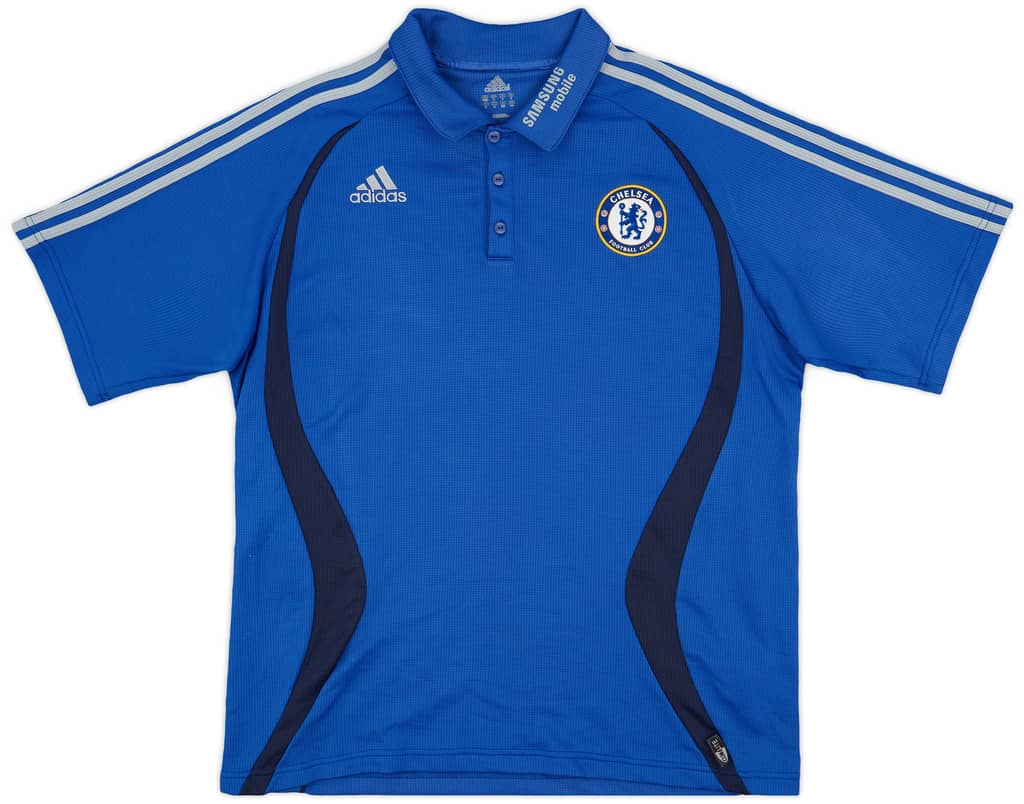 2006-07 Chelsea adidas Polo Shirt - 8/10 - (L)