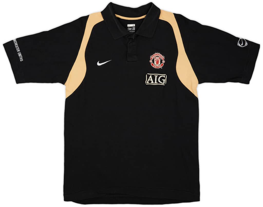 2007-08 Manchester United Nike Polo Shirt - 6/10 - (M)