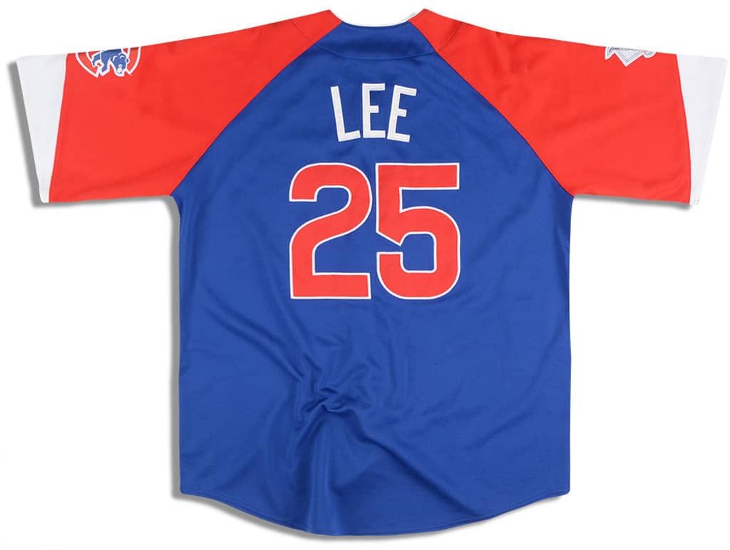 2004-10 Chicago Cubs Lee #25 Majestic Jersey (Alternate) XL