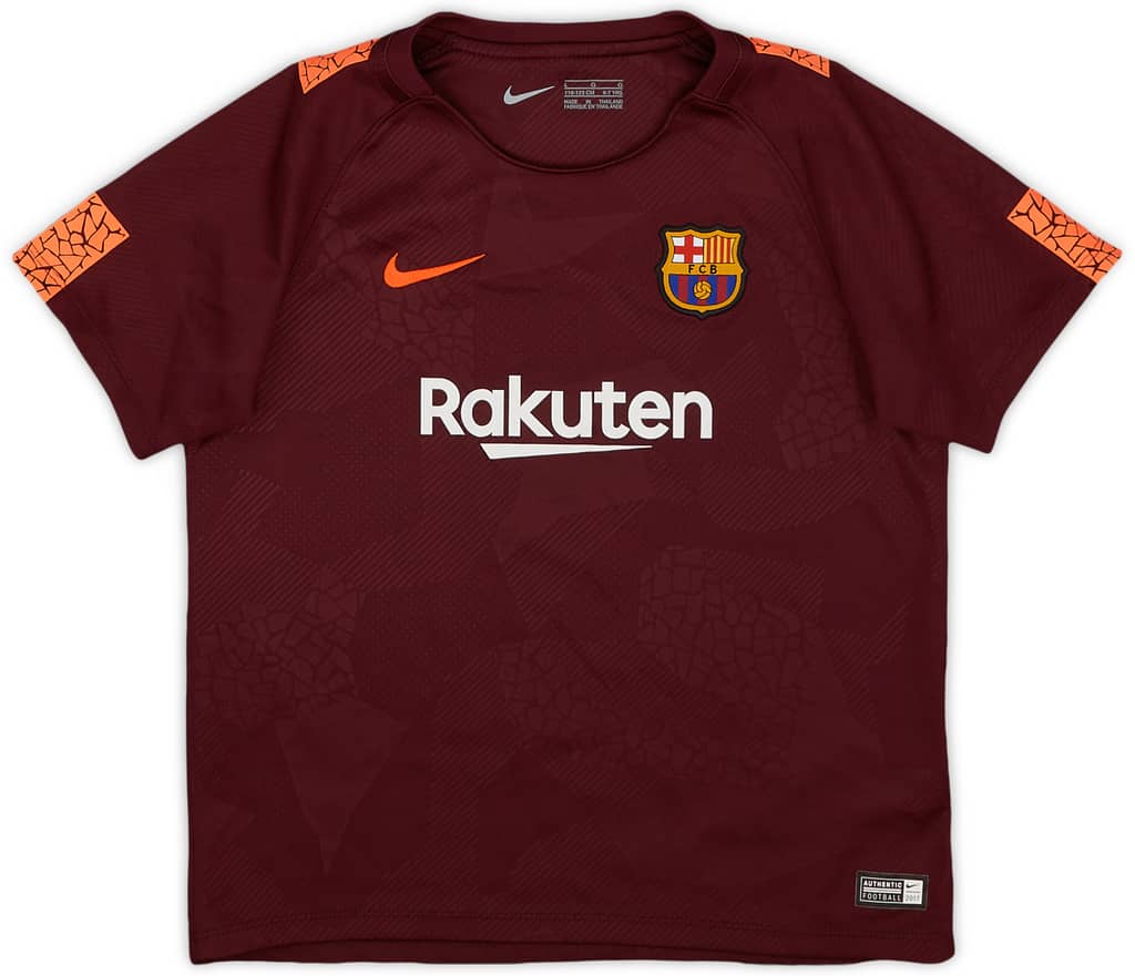 2017-18 Barcelona Third Shirt - 9/10 - (6-7 Years)