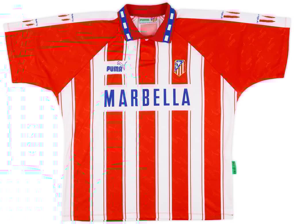 1994-95 Atletico Madrid Home Shirt - 8/10 - (XXL)
