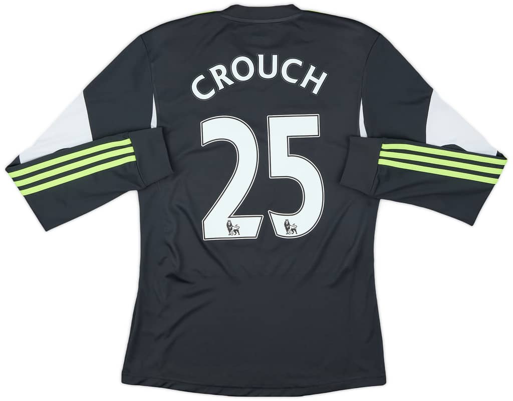 2013-14 Stoke City '150 Years' Away L/S Shirt Crouch #25 - 7/10 - (S)